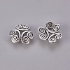 Tibetan Style Alloy Bead Caps X-EA483Y-NF-1