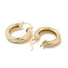 Brass Hoop Earrings for Women EJEW-E295-01KCG-2