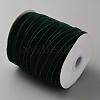50 Yards Polyester Single Face Velvet Ribbon OCOR-WH0082-161D-2