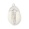 Natural Sea Shell Pendants SHEL-F005-10A-3