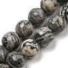 Natural Map Stone/Picasso Stone/Picasso Jasper Beads Strands G-C079-B05-03-1