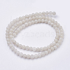 Natural Yellow Jade Beads Strands G-G598-4mm-YXS-03-2