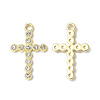 Rack Plating Alloy Rhinestone Pendants PALLOY-M203-17LG-1