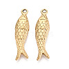 304 Stainless Steel Fish Pendants STAS-T069-14G-1