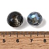 Transparent Electroplate Glass Beads GL-CBA2F3D-01-3