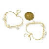 Brass Leverback Earrings EJEW-JE06009-3