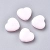Heart PVC Plastic Cord Lock for Mouth Cover KY-D013-04J-2