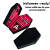 1Pc Coffin Shaped Velvet Jewelry Storage Boxes DARK-BBC0001-01-4