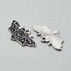 Platinum Alloy Enamel Pendants ENAM-WH0073-03D-2