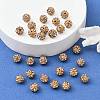 Polymer Clay Rhinestone Beads RB-H284-6MM-Half-246-5