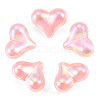 UV Plating Rainbow Iridescent Acrylic Beads PACR-T016-01A-1