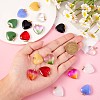 27Pcs 9 Colors Glass Pendants JX244A-3