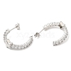 Clear Cubic Zirconia Arch with Star Stud Earrings EJEW-K249-02P-2