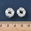 Brass Micro Pave Cubic Zirconia Beads KK-S336-12S-A-3
