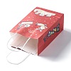 Christmas Theme Kraft Paper Gift Bags CARB-L009-A09-3