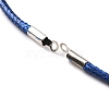 Waxed Round Cord Necklace Making Accessories MAK-XCP0001-07-3