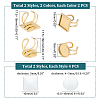 Unicraftale DIY Blank Dome Ring Making Finding Kit DIY-UN0003-98B-3