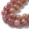 Natural Strawberry Quartz Beads Strands G-L595-C03-03-4