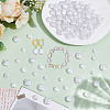 200Pcs 4 Styles Resin Imitation Pearl Beads FIND-AR0005-46-5