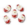 Christmas Opaque Resin Cabochons RESI-K019-33-1