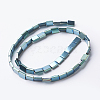 Vacuum Plating Electroplate Non-magnetic Synthetic Hematite Beads Strands G-F534-J08-2