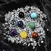 Natural & Synthetic Gemstone Healing Round Ornaments AJEW-FS0001-13B-8