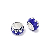 Alloy Rhinestone Clay Pave Beads ALRI-D300-02S-04-2