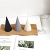 Toothed Pattern Cone Shaped Candle Plastic Mold PW-WGF50F1-01-2