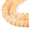 Natural Yellow Jade Beads Strands G-T138-74A-3