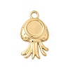 304 Stainless Steel Pendant Cabochon Settings STAS-B113-09G-04-1