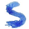 Transparent Painted Glass Beads Strands X1-DGLA-A034-T8mm-A01-1