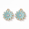 Alloy Rhinestone Pendants PALLOY-P287-01LG-03-2