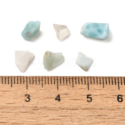 Natural Larimar Chip Beads G-Q193-01A-1