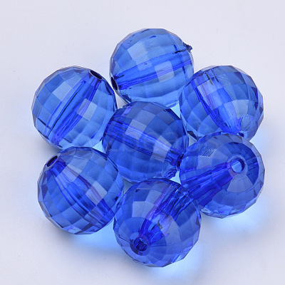 Transparent Acrylic Beads TACR-Q254-8mm-V44-1