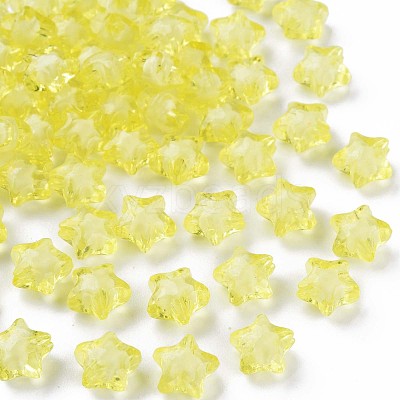 Transparent Acrylic Beads TACR-S152-01A-717-1