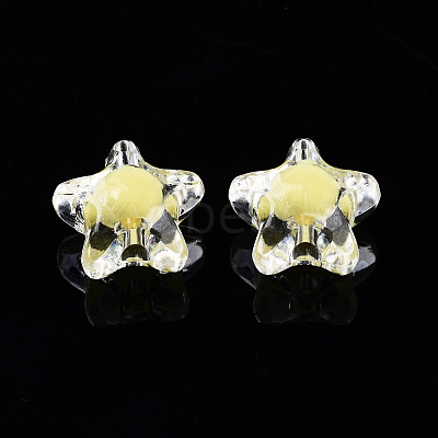 Transparent Acrylic Beads TACR-N011-001A-01-1