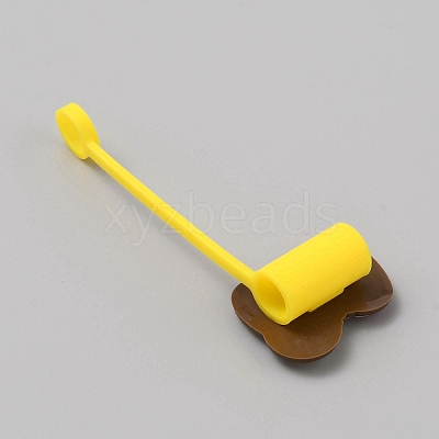 PVC & Silicone Dustproof Straw Cap AJEW-CJC0007-02F-1