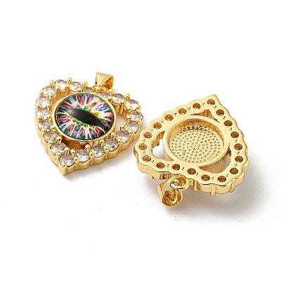 Real 18K Gold Plated Brass Pendants KK-L209-005G-07-1
