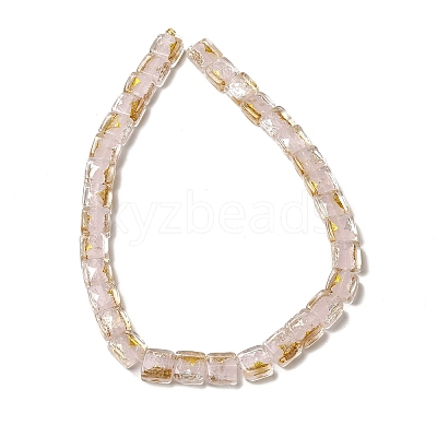 Handmade Gold Foil and Silver Foil Lampwork Beads FOIL-C001-01A-07-1