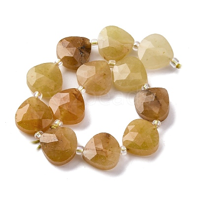 Natural Red Aventurine Beads Strands G-P570-E07-02-1