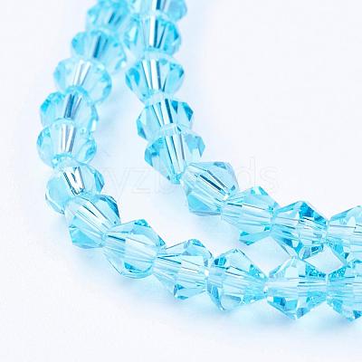 Imitation Austrian Crystal 5301 Bicone Beads GLAA-S026-06-1