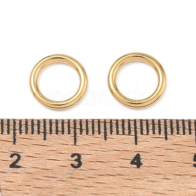 Ion Plating(IP) 304 Stainless Steel Closed Jump Rings STAS-G393-06G-02-1