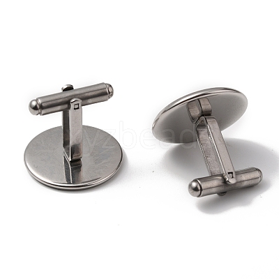 304 Stainless Steel Cuff Buttons STAS-L262-39H-P-1