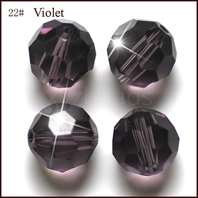 Imitation Austrian Crystal Beads SWAR-F021-10mm-204-1