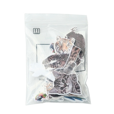 12Pcs 6 Styles Printed Opaque Acrylic Pendants SACR-FS0001-26-1