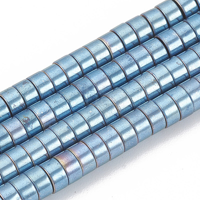 Electroplate Non-magnetic Synthetic Hematite Beads Strands G-T061-141A-1