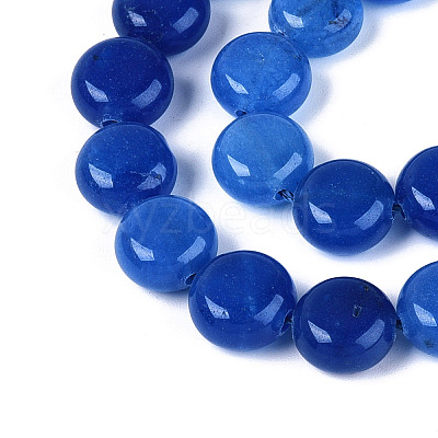 Dyed Natural White Jade Beads Strands G-T143-16I-1