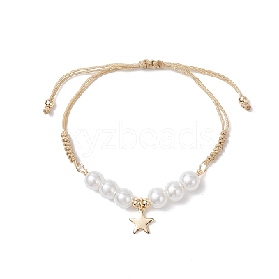 4Pcs 304 Stainless Steel Charms Bracelets BJEW-JB12518-1