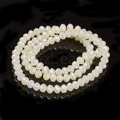 Electroplate Glass Beads Strands EGLA-A034-J8mm-T07-1