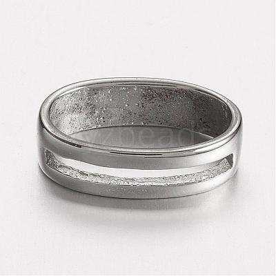 Tarnish Resistant 304 Stainless Steel Slide Charms STAS-D166-59P-1